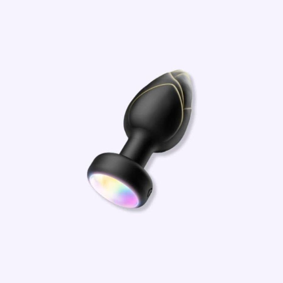 BUTTPLUG RUNG PHOENIX CÓ ĐÈN LED NHIỀU MÀU ĐIỀU KHIỂN TỪ XA 10 CẤP ĐỘ