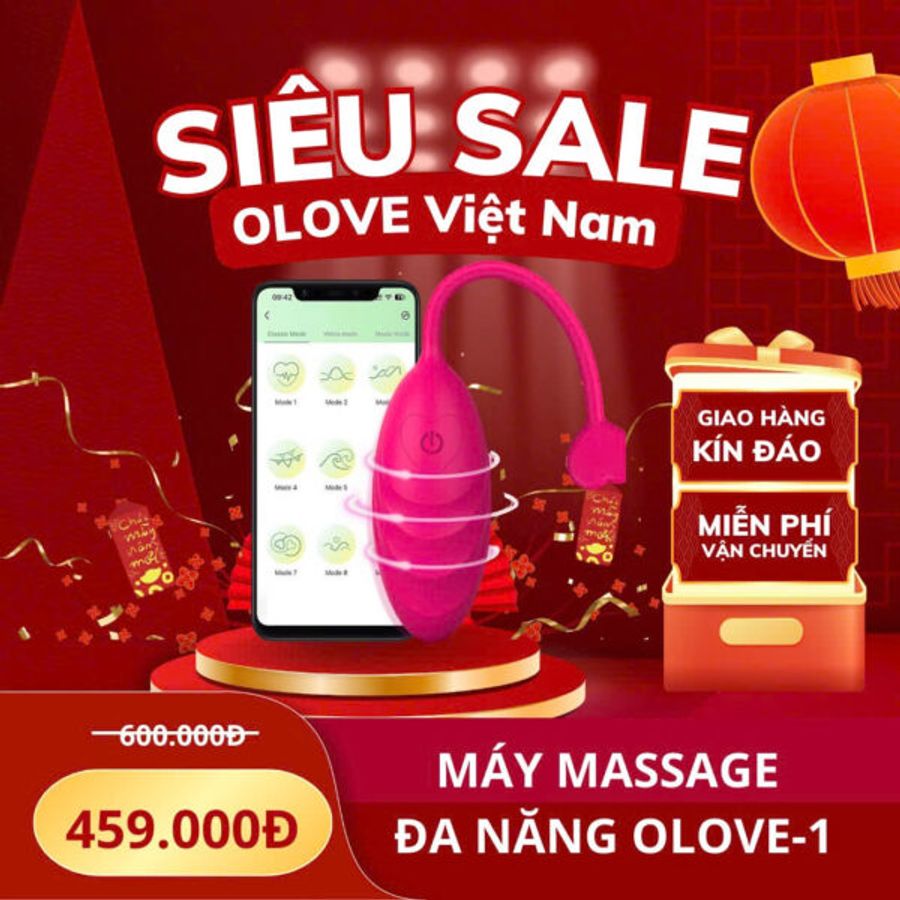 Trứng Rung Massage Tăng Khoái Cảm Mini OLOVE-1 Chính Hãng