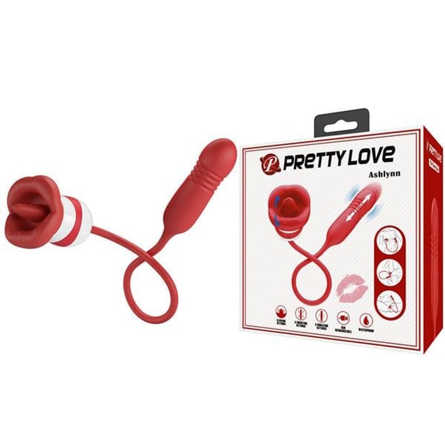 Trứng Rung Lưỡi Liếm Pretty Love Ashlynn 5 Chế Độ Rung Thục Sạc Điện Chính Hãng