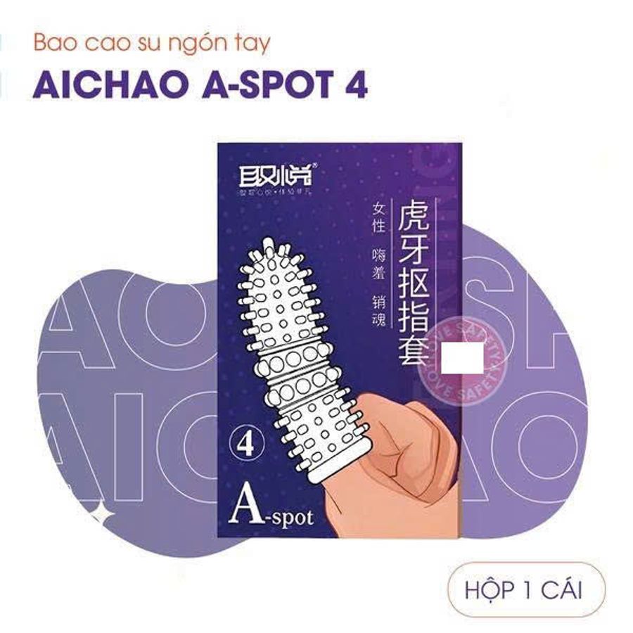 Bao Cao Su Ngón Tay Gai Nổi Lớn Aichao A Spot 4 377919