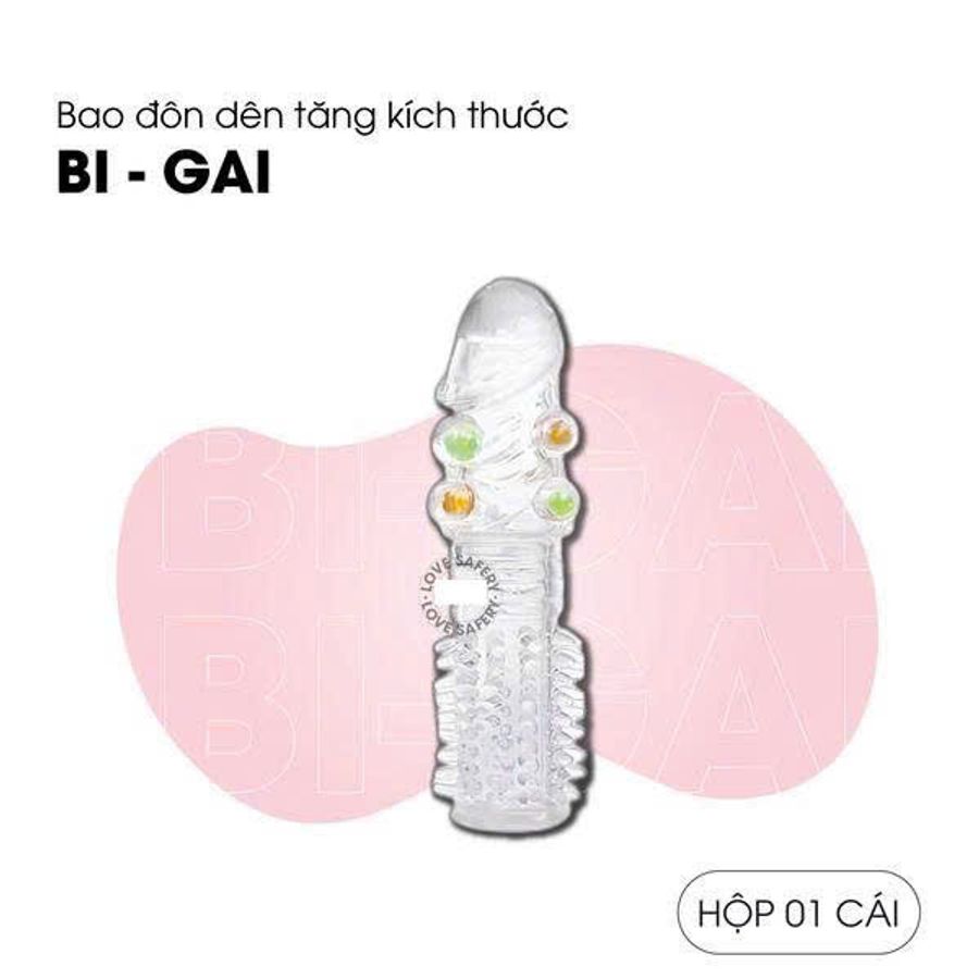 Đôn Dên Tăng Kích Thước Trong Suốt Kiểu Bi Gai
