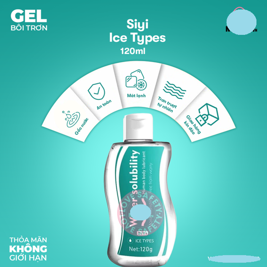 GeI Bôi Trơn Mát Lạnh Siyi Ice Types cho các cặp đôi chính hãng