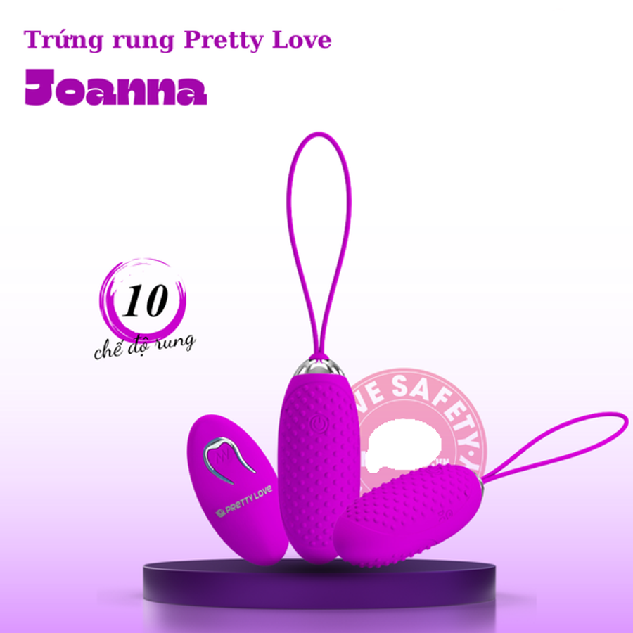 Trứng Rung 10 Chế Độ Cao Cấp Pretty Love Joanna Chính Hãng