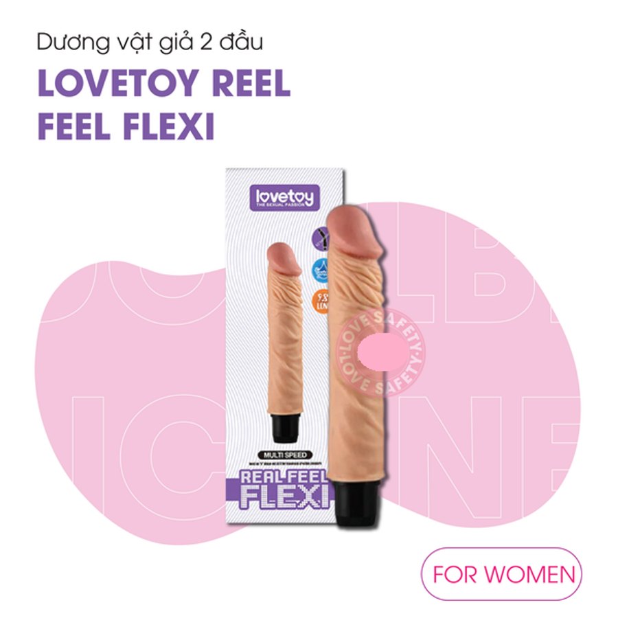 Dương Vật Giả Lovetoy Reel Feel Flexi Rung Đa Chế Độ Cao Cấp Chính Hãng
