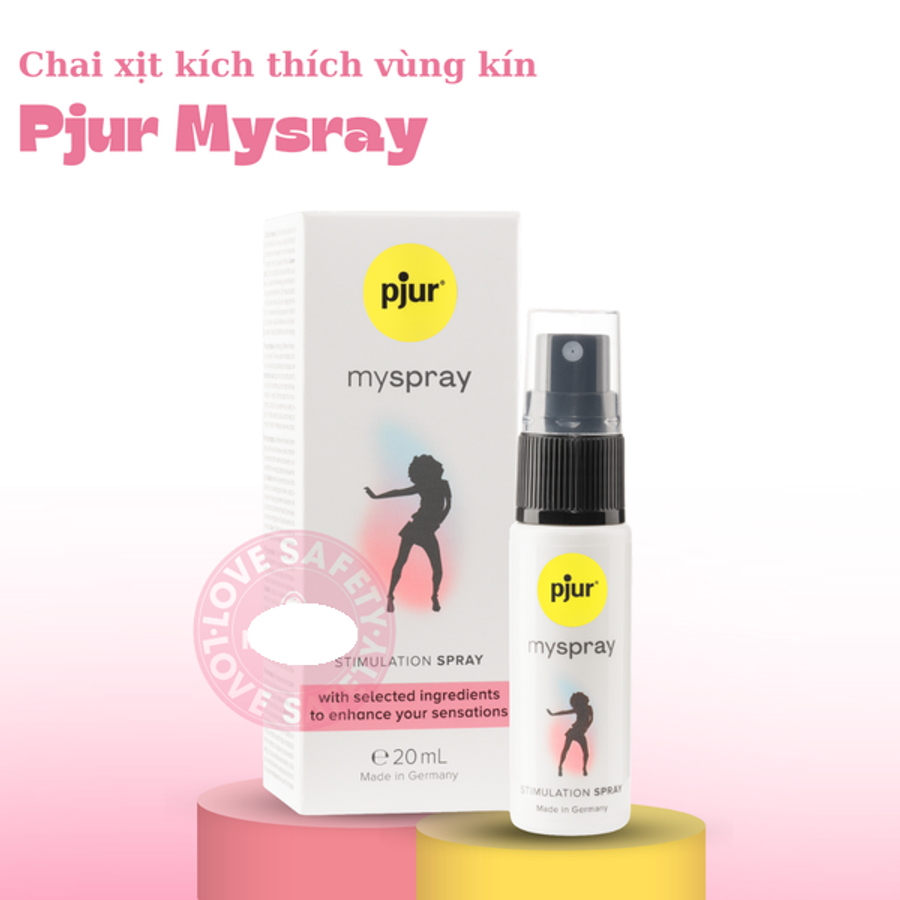 Chai Xịt Kích Thích Vùng Kín Pjur Myspray cho nữ giới chính hãng