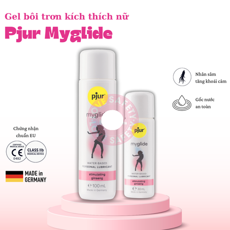 Gel Bôi Trơn Tăng Khoái Cảm Cao Cấp Pjur Myglide cho các cặp đôi chính hãng
