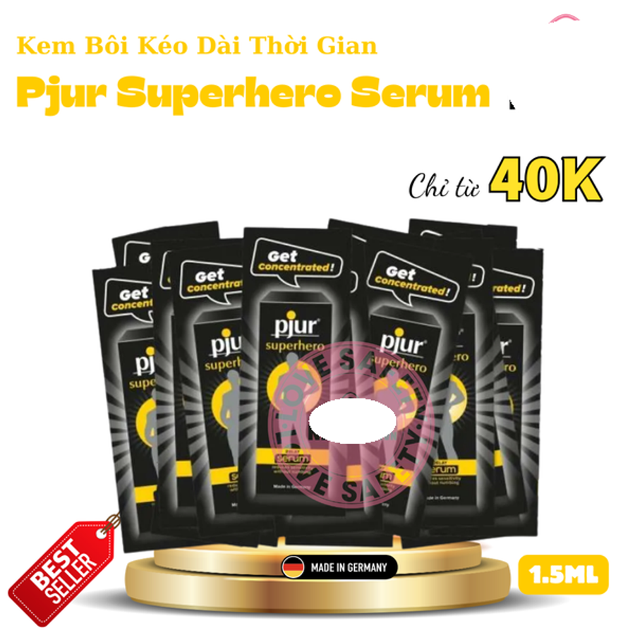 Kem Bôi Kéo Dài Thời Gian Pjur Superhero Serum - Tuýp 1.5ml