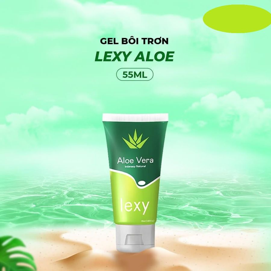 Gel tinh chất lô hội Lexy Aloe - Chai 55ml cao cấp chính hãng