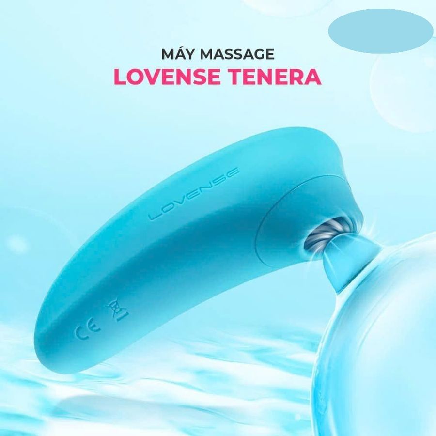 Máy massage Lovense Tenera silicone cao cấp rung - hút tích hợp nhiều chế độ chống thấm nước chính hãng