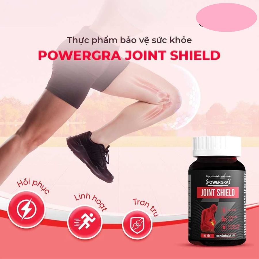 Viên uống hỗ trợ xương khớp Powergra Joint Shield Hộp 60 viên Cao Cấp Chính Hãng