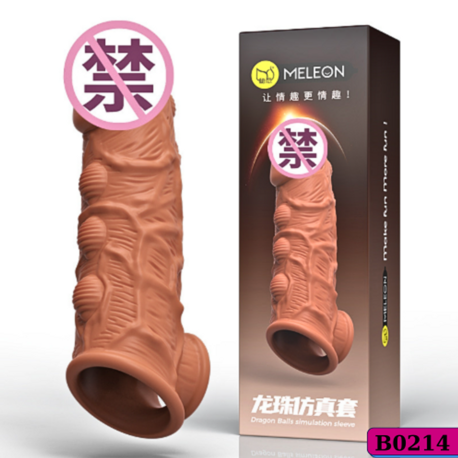Bao cao su đôn có quai đeo Meleon dài 16.8cm thân gân