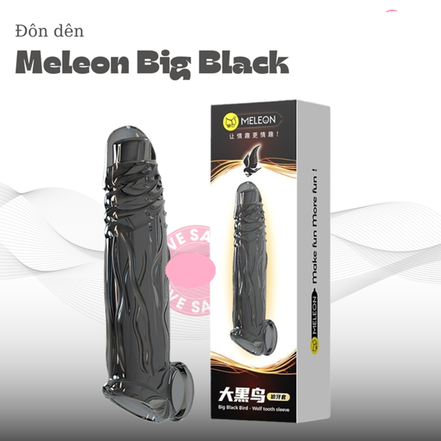 Bao Cao Su Đôn Dên Meleon Big Black Cao Cấp Chính Hãng