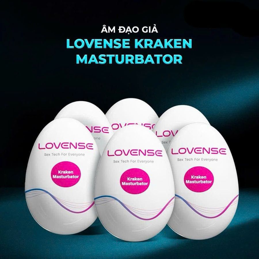 Âm đạo giả dạng trứng nhỏ gọn Lovense Kraken Masturbator ( Ngẫu Nhiên )