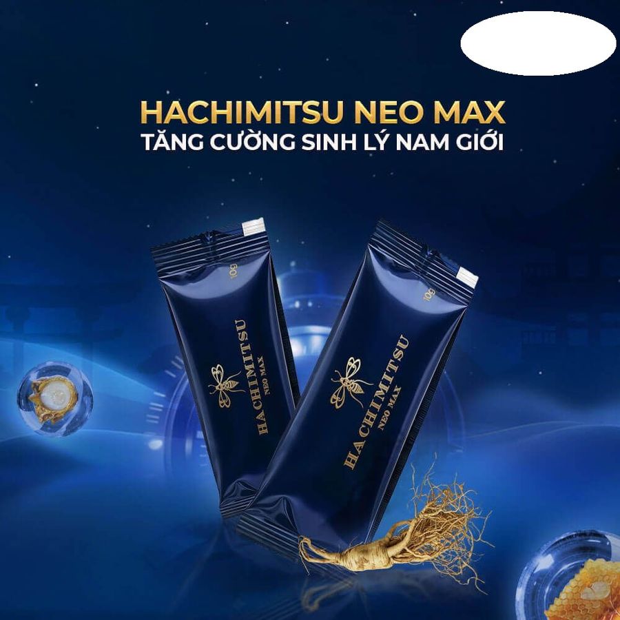 Tinh chất Hachimitsu Neo Max - Tăng cường sinh lý nam giới - 12 gói