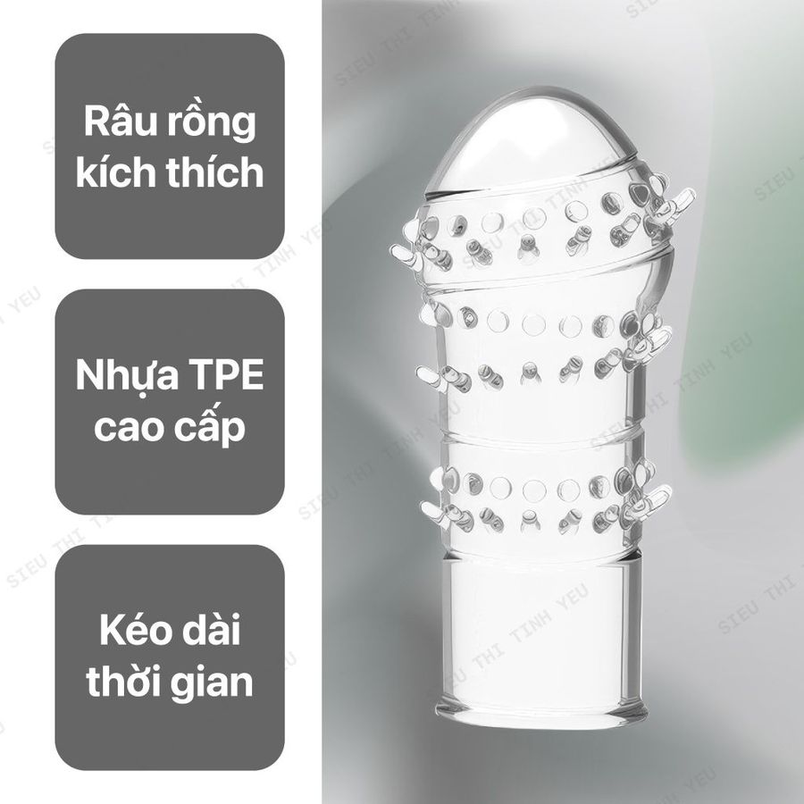 (Có Video) Bao cao su đôn dên siêu gai Hộp 1 cái
