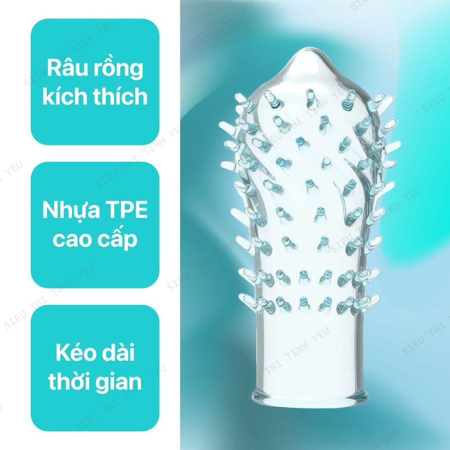 Bao cao su đôn dên siêu gai Hộp 1 cái 382644