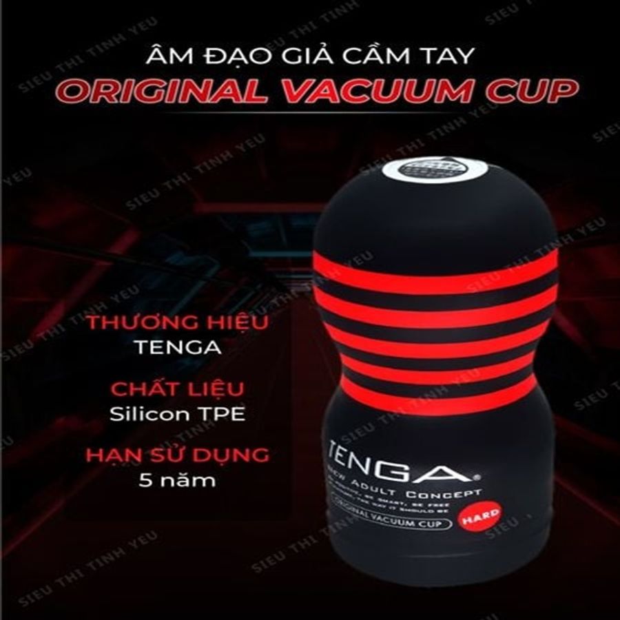 Cốc âm đạo giả cầm tay Tenga Original Vacuum Cup mềm mịn