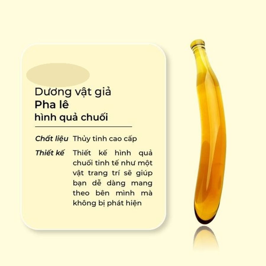 ( CÓ VIDEO ) Dương vật giả sang trọng thủy tinh pha lê hình dạng Quả Chuối