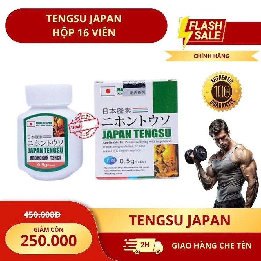 Viên uống tăng cường sinh lý kéo dài thời gian Japan Tengsu Nhật Bản