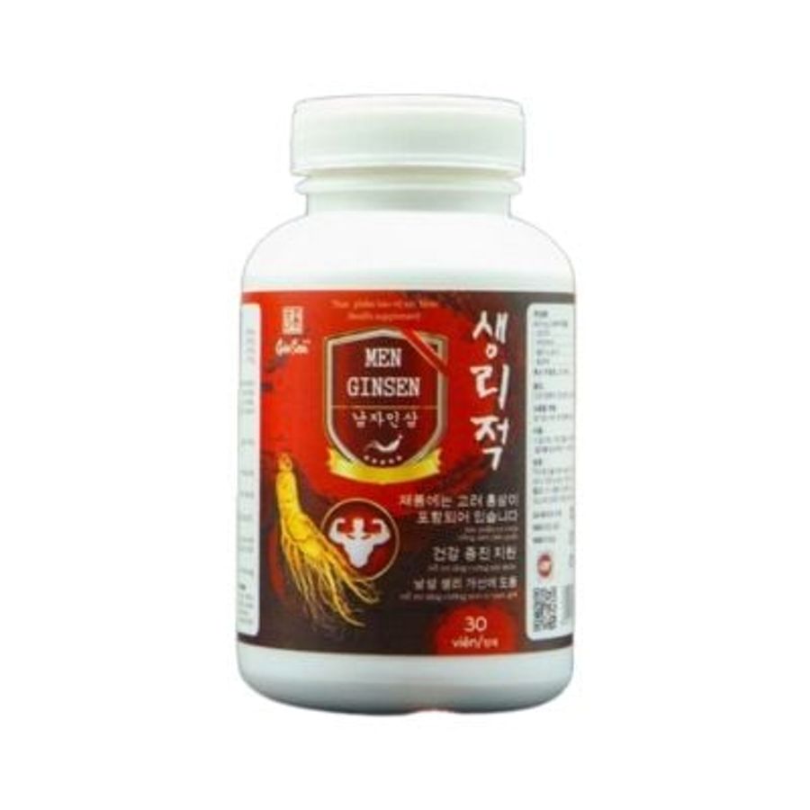Viên uống bổ thận tráng dương tăng cường sinh lý Men Gisen 30 viên