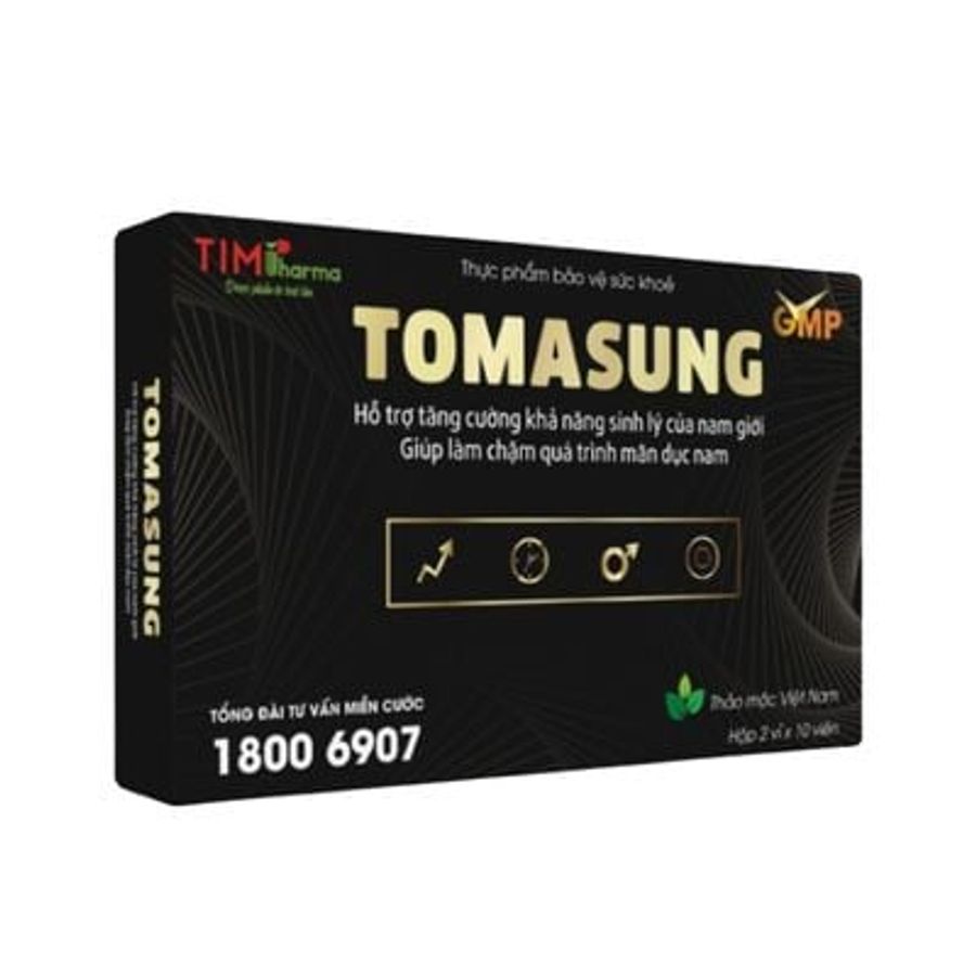 Viên uống bổ thận tráng dương tăng cường sinh lý Tomasung 10 viên