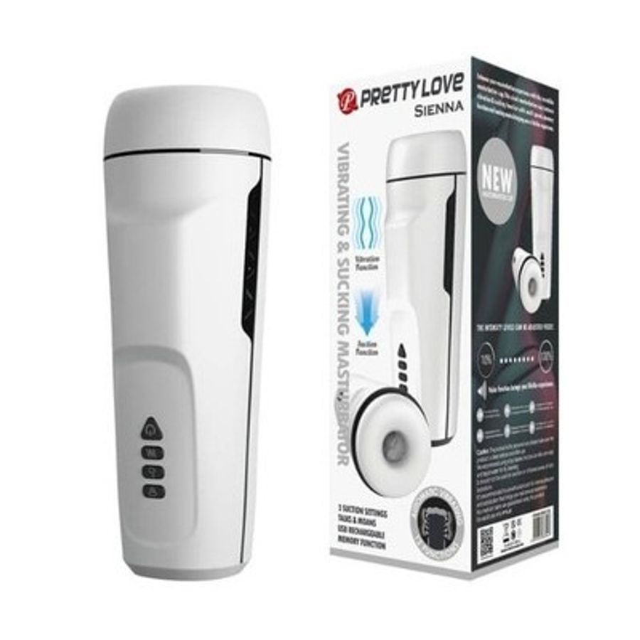 Cốc âm đạo giả rung tự động có gân nổi ôm sát và âm thanh