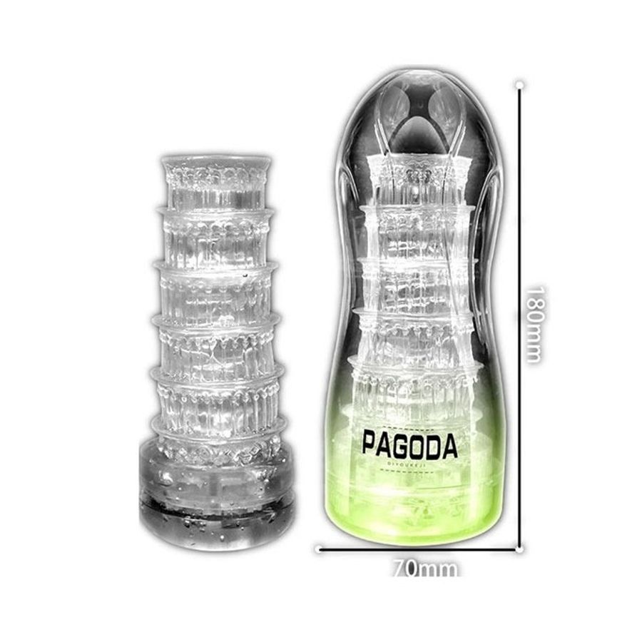 Cốc âm đạo trong suốt silicon giống âm đạo mềm dài 180mm