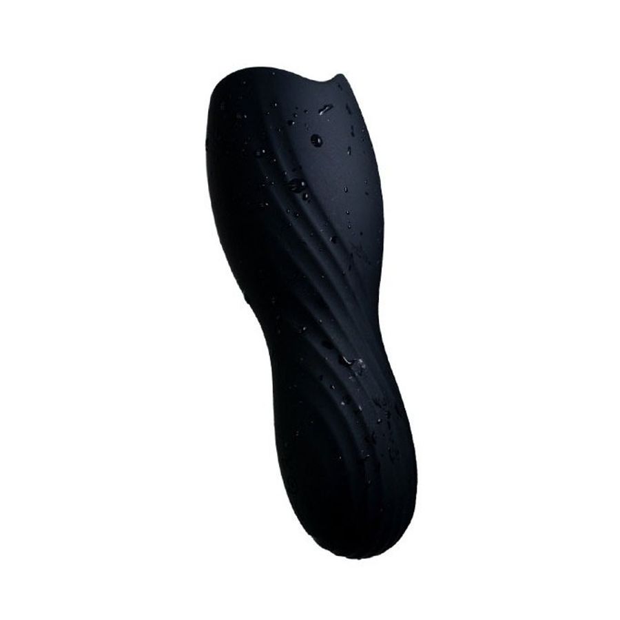 Cốc âm đạo silicon rung nhiều chế độ dài 1398mm màu đen