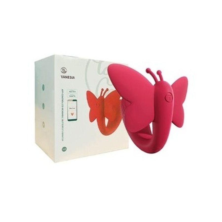Trứng rung 2 đầu điều khiển từ xa màu đỏ dài 80mm
