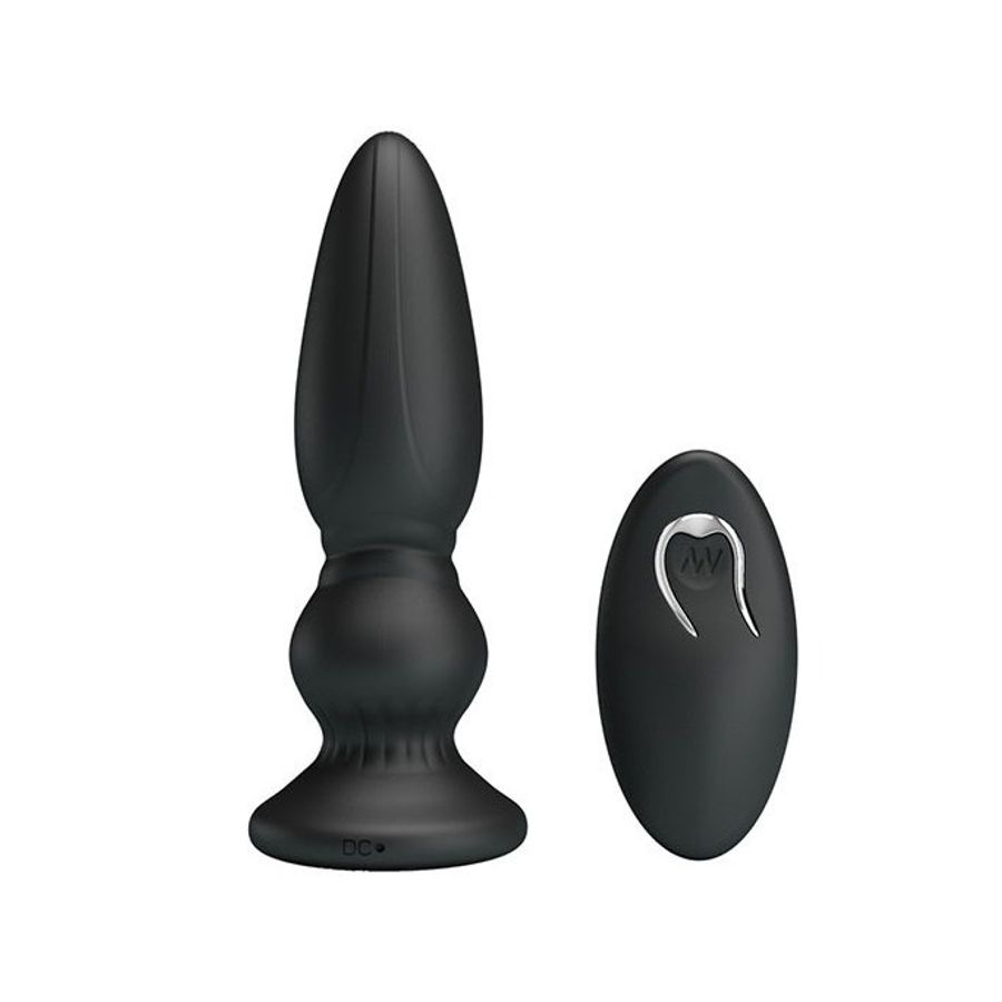 Butt plugs cắm hậu môn điều khiển từ xa silicon dài 125mm