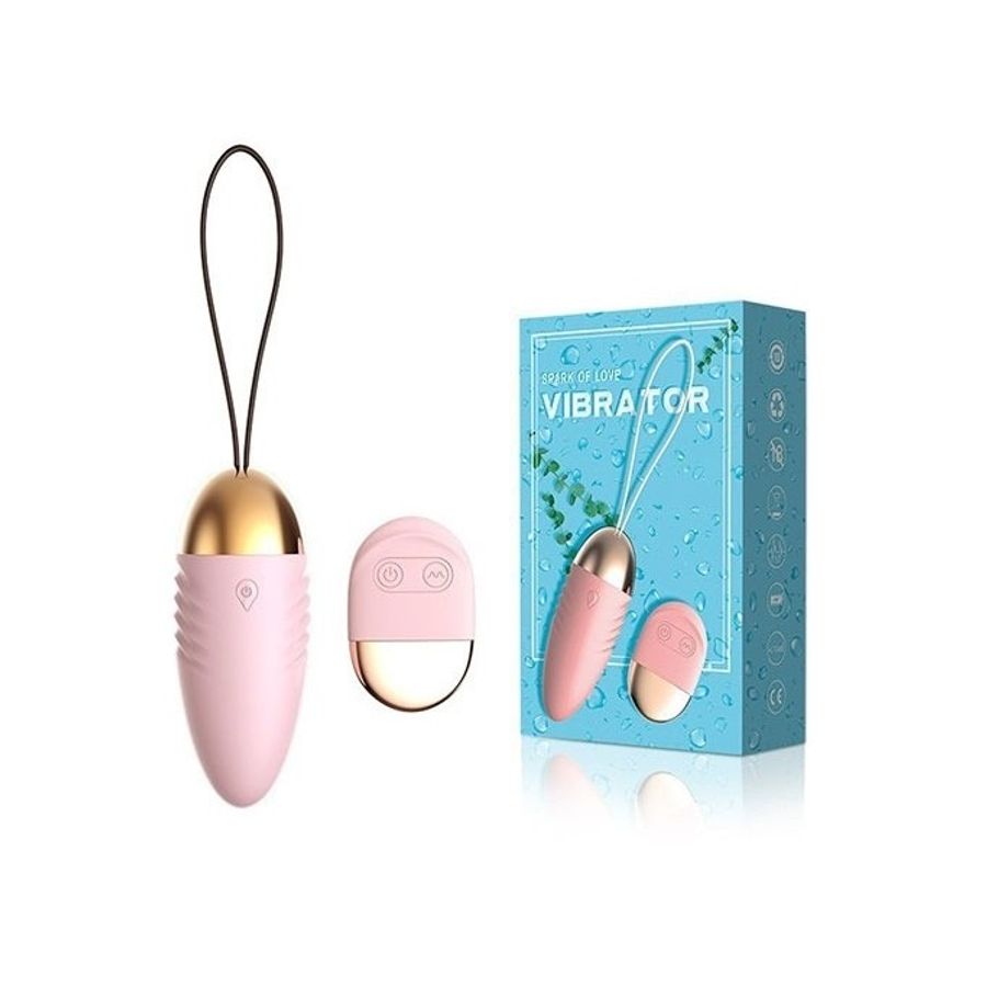 Trứng rung không dây điều khiển từ xa mini màu hồng