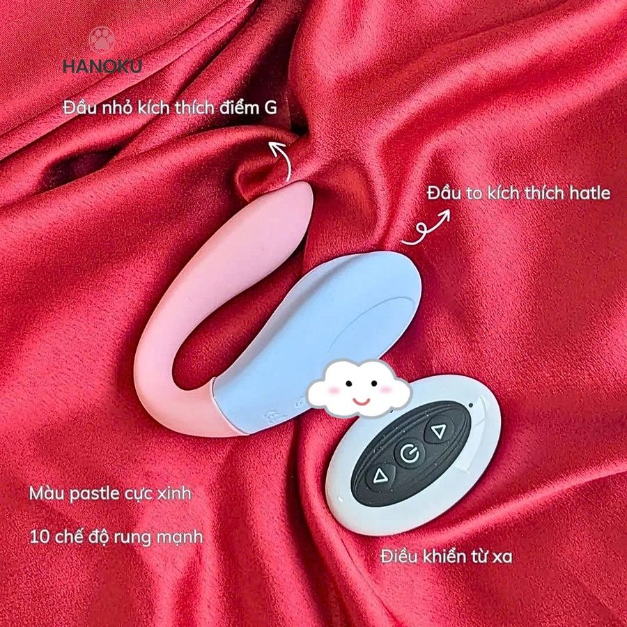 (Có video) Trứng rung 2 đầu Angel Baby kích thích đa điểm cùng lúc