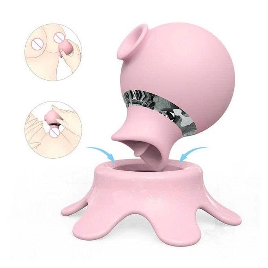 Máy rung hút ngụy trang con bạch tuộc có 7 chế độ liếm