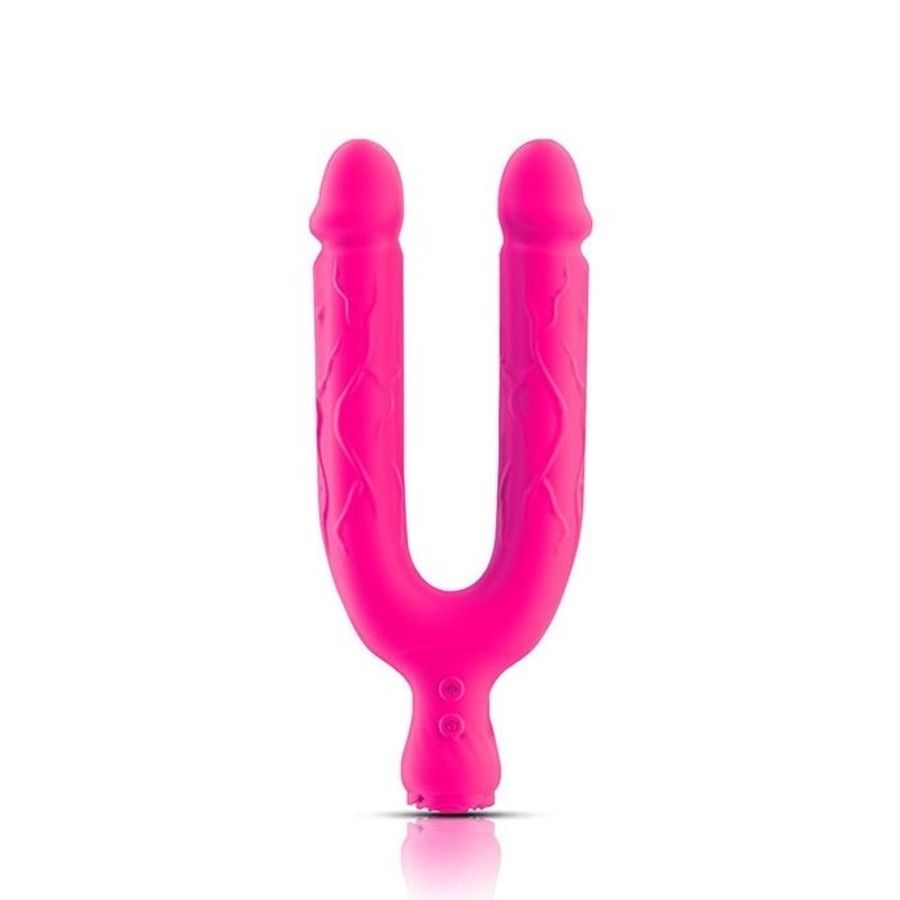 Dương vật giả silicon 2 đầu dài 25.6cm xoay 180 độ