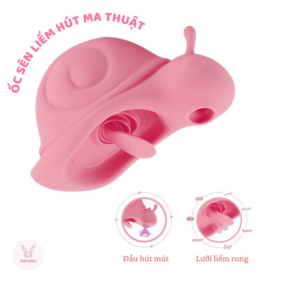 (Có video) Trứng rung ngụy trang hình ốc sên Cute Polly Plus 2 in 1