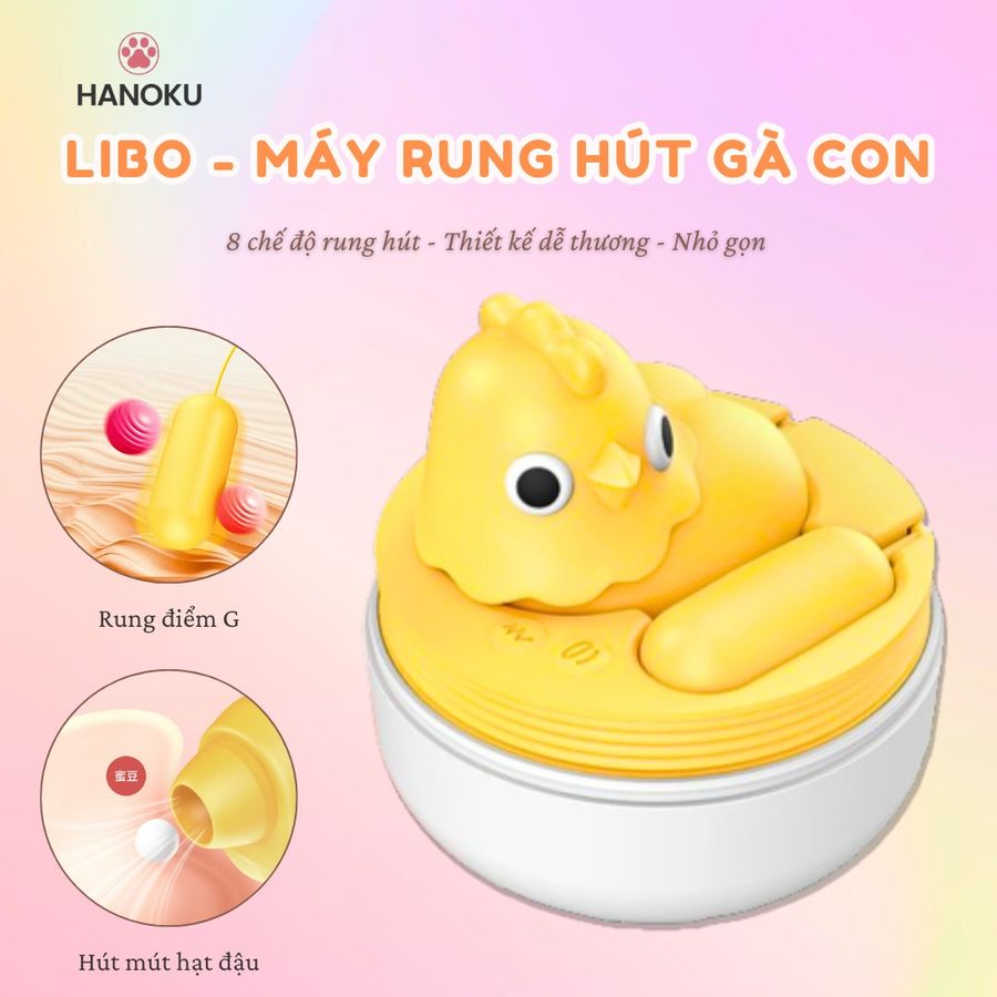 (Có video) Trứng rung hút ngụy trang hình gà con nhỏ xinh Chicken Plus