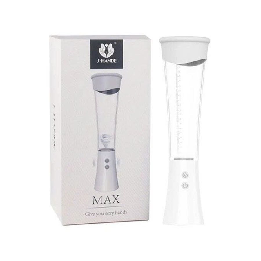 Máy tập tăng kích thước dương vật màu trắng dài 314mm