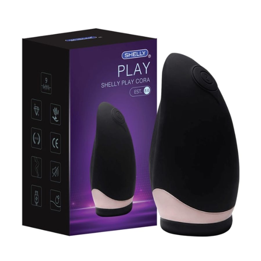 Âm đạo giả Shelly Play Cora có rung và tỏa nhiệt