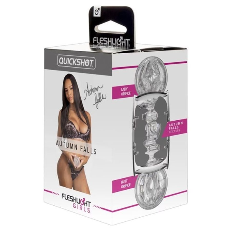 Âm đạo giả Fleshlight Quickshot Autumn Falls trong suốt