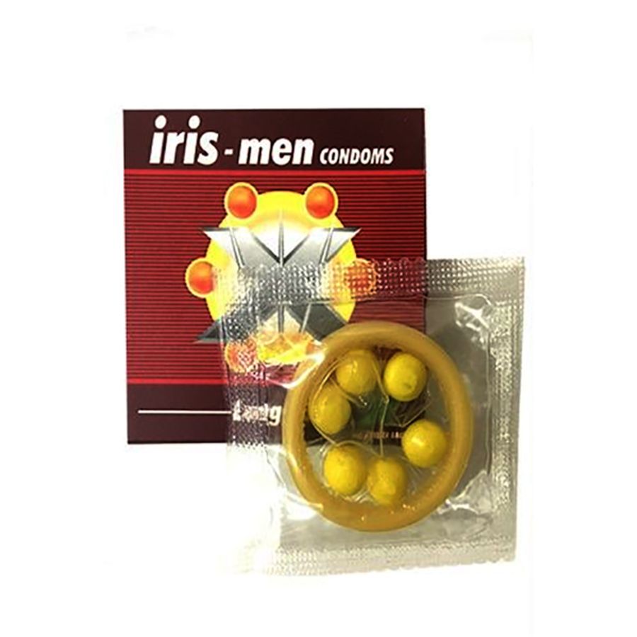 Bao cao su Iris Men 6 hạt tăng khoái cảm
