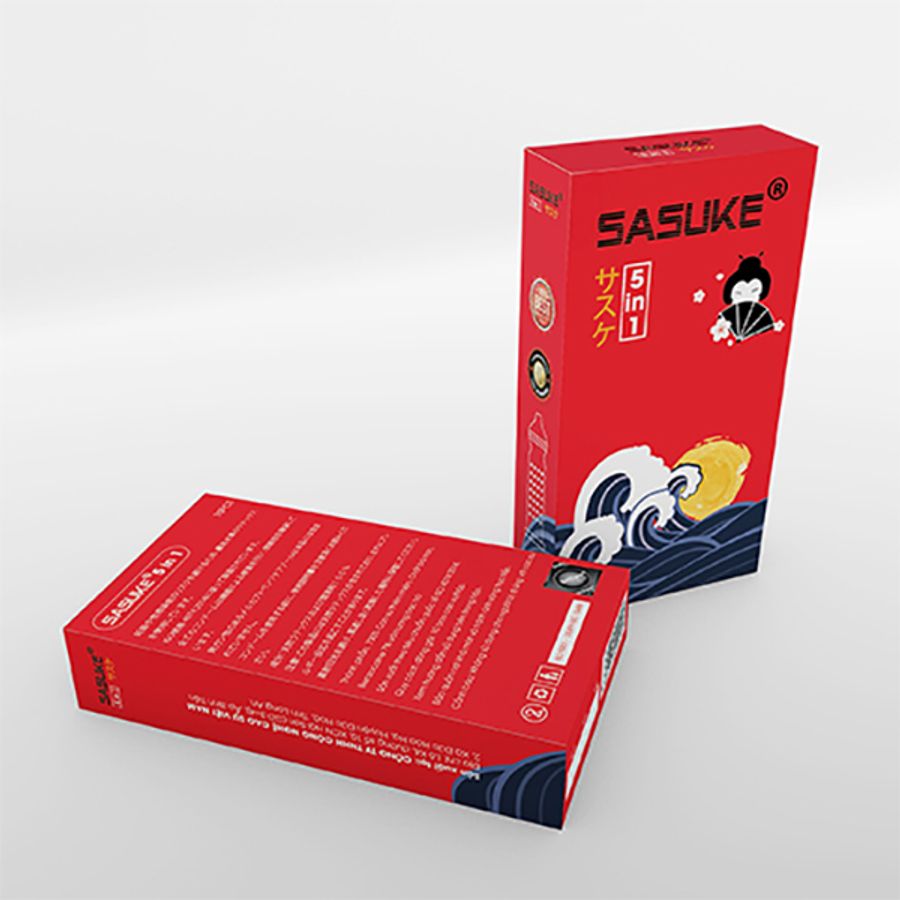 Bao cao su Sasuke Nhật Bản: Gân, gai, siêu mỏng