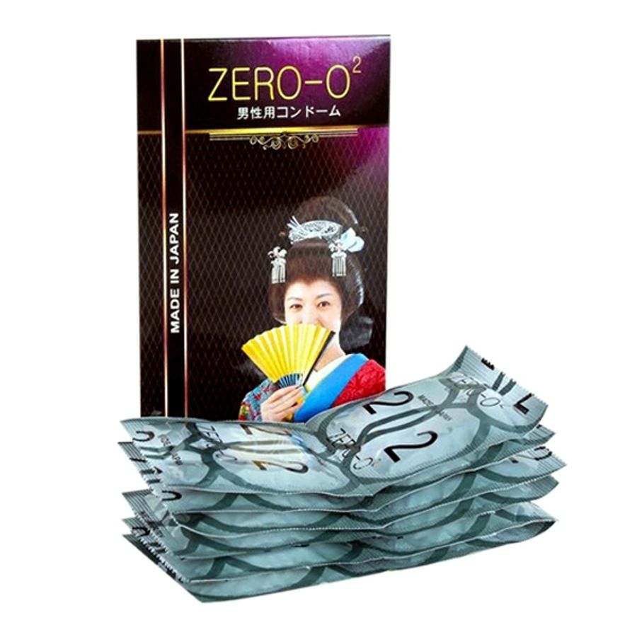 Bao cao su Zero O2 siêu mỏng, ôm sát – Hộp 12 chiếc