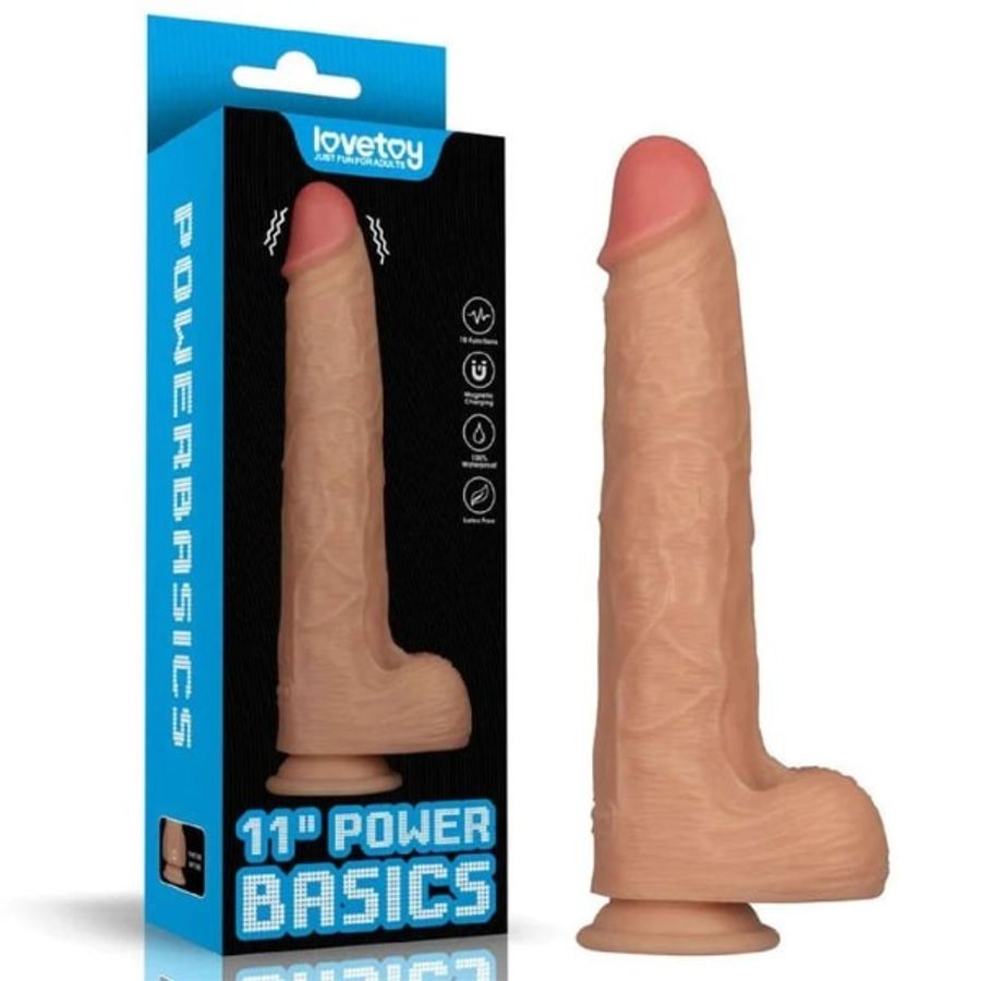 Dương vật giả Lovetoy Power Basics 11 siêu khủng có rung