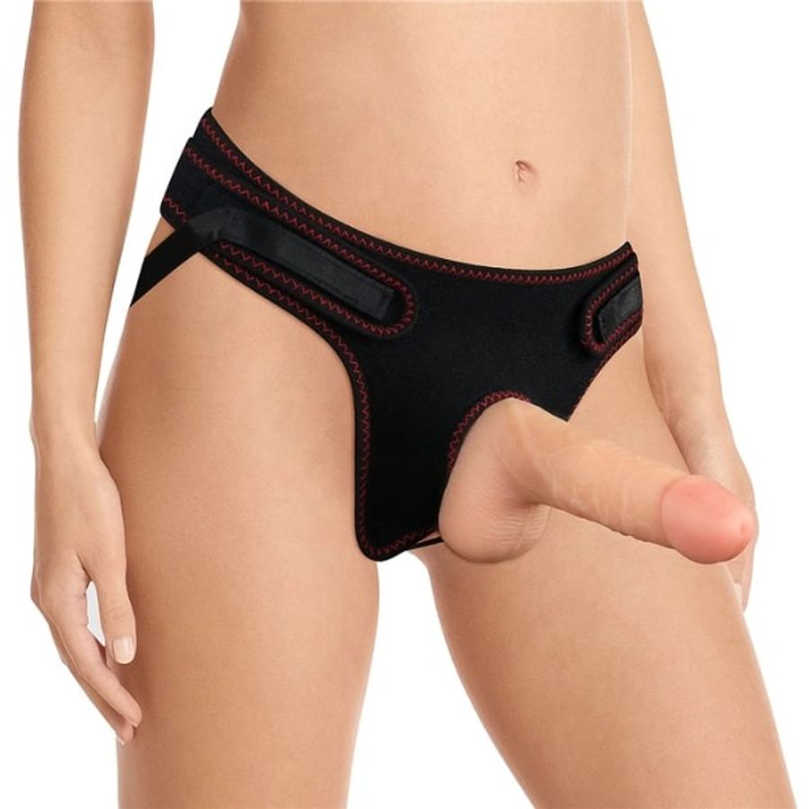 Dương vật giả đeo Lovetoy Easy Strapon 7.0 mềm mại cho les