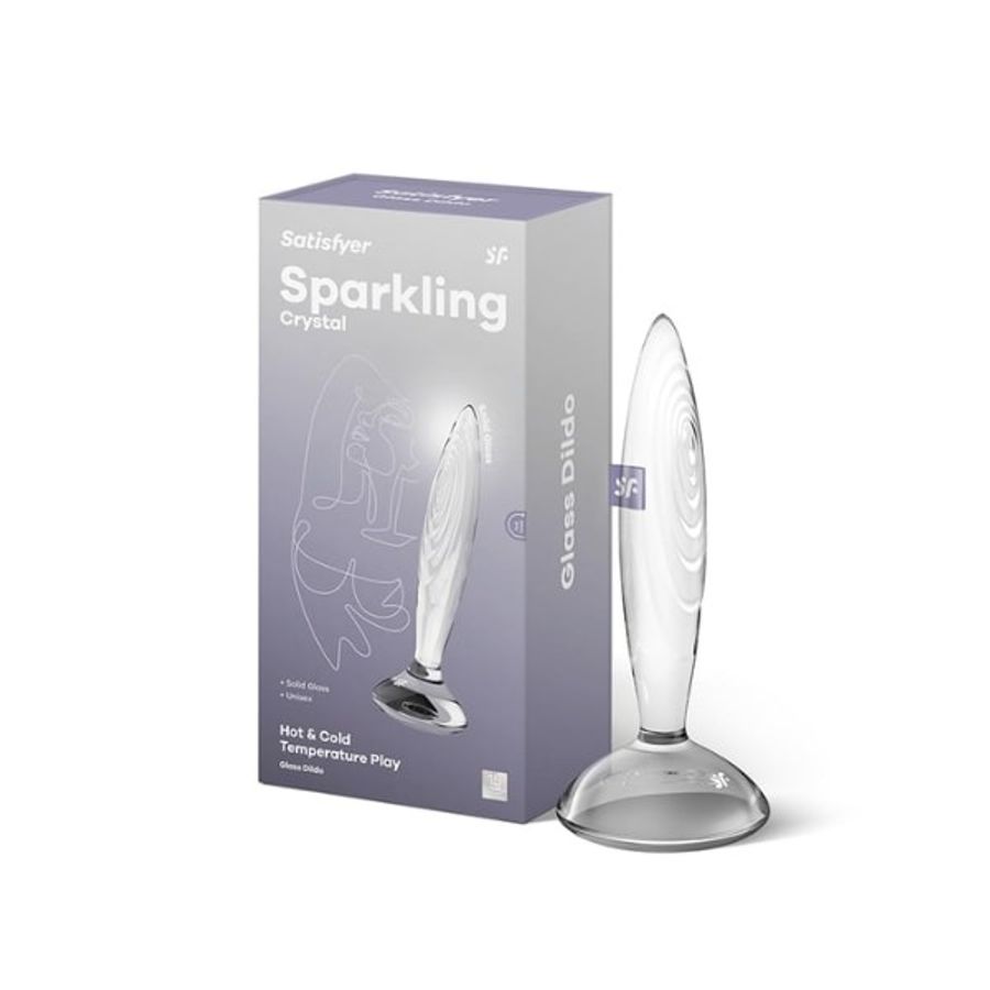 Đồ chơi hậu môn Satisfyer Sparkling Crystal trong suốt