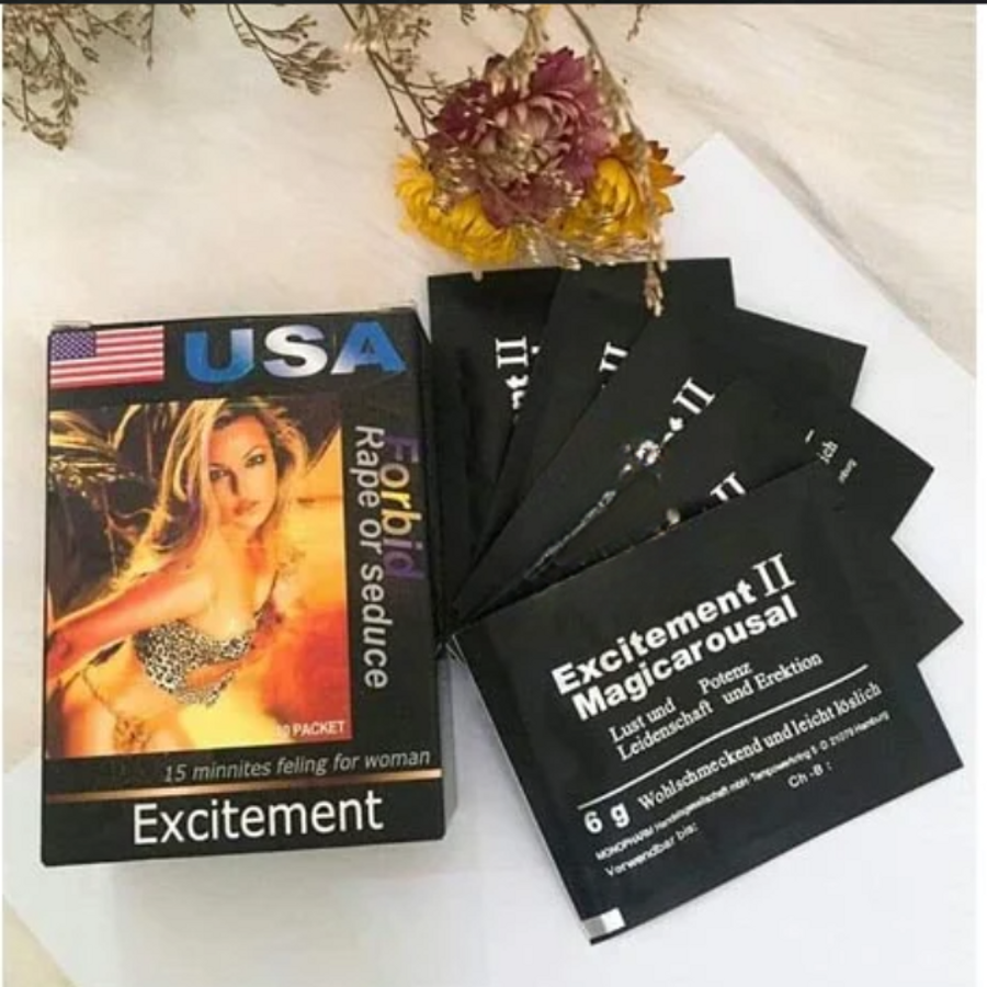 Kích Thích Nữ Cực Mạnh Dạng Bột Excitement II USA Chính Hãng - Giải Pháp Tăng Ham Muốn và Khoái Cảm