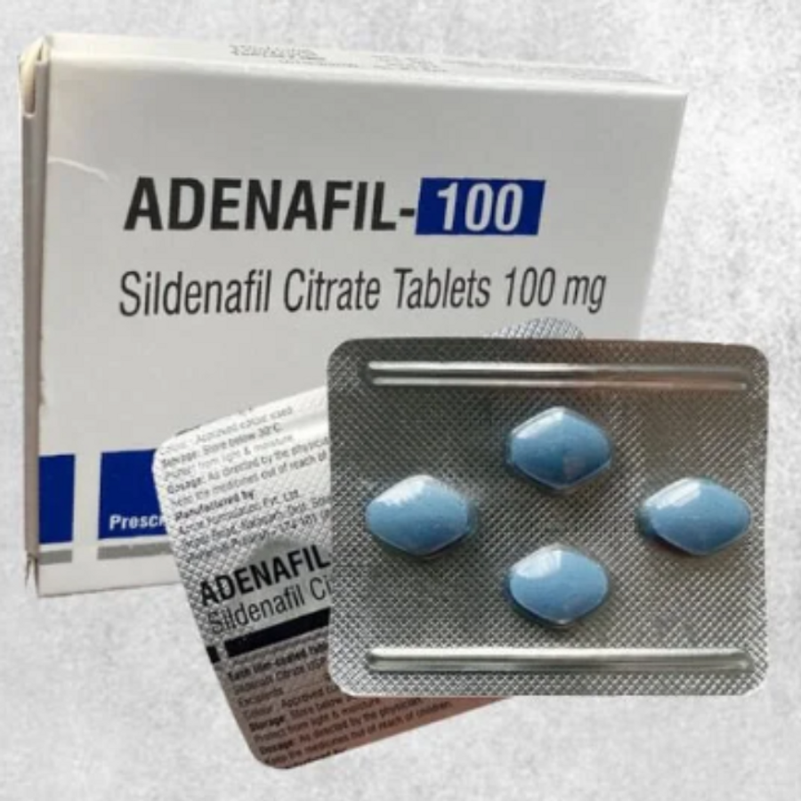 Vỉ 4 Viên Uống Adenafil 100mg - Tăng Cường Phong Độ