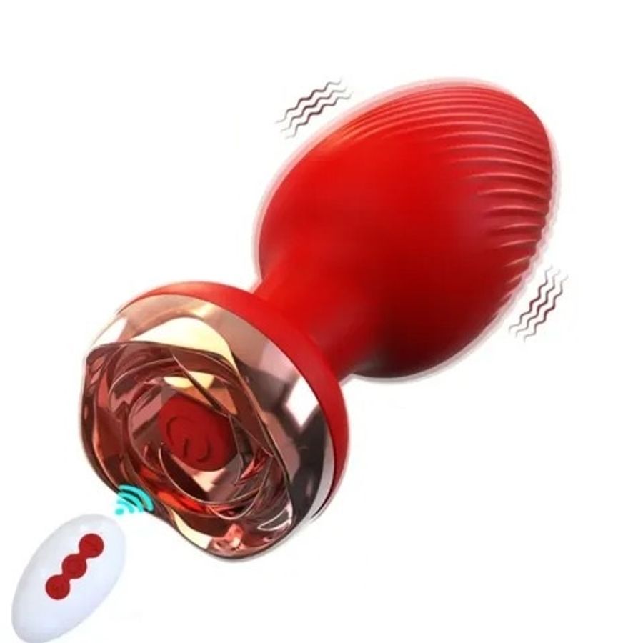 Máy Rung Rose Anal Light Up Cho Nữ Giới Thăng Hoa