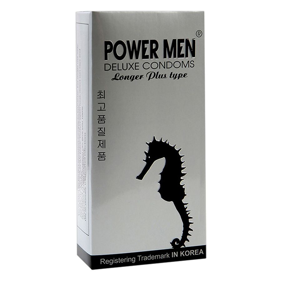 Bao Cao Su Lâu Ra Có Gai Power Men Longer Plus Type - 12s