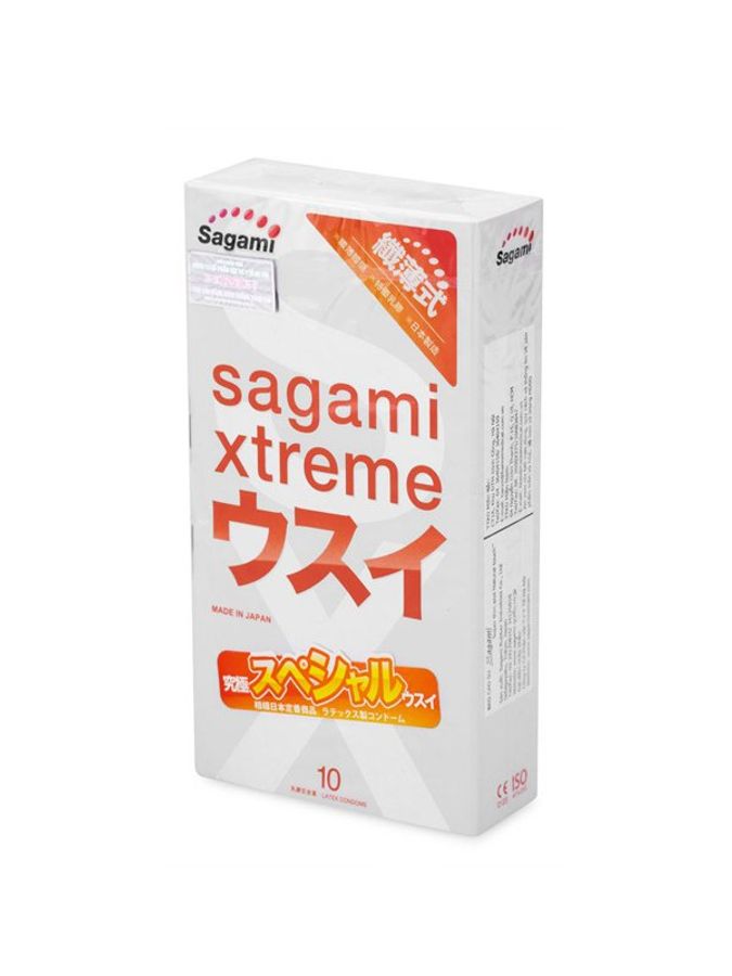 Bao cao su Nhật Bản siêu mỏng Sagami Xtreme Super Thin 10s